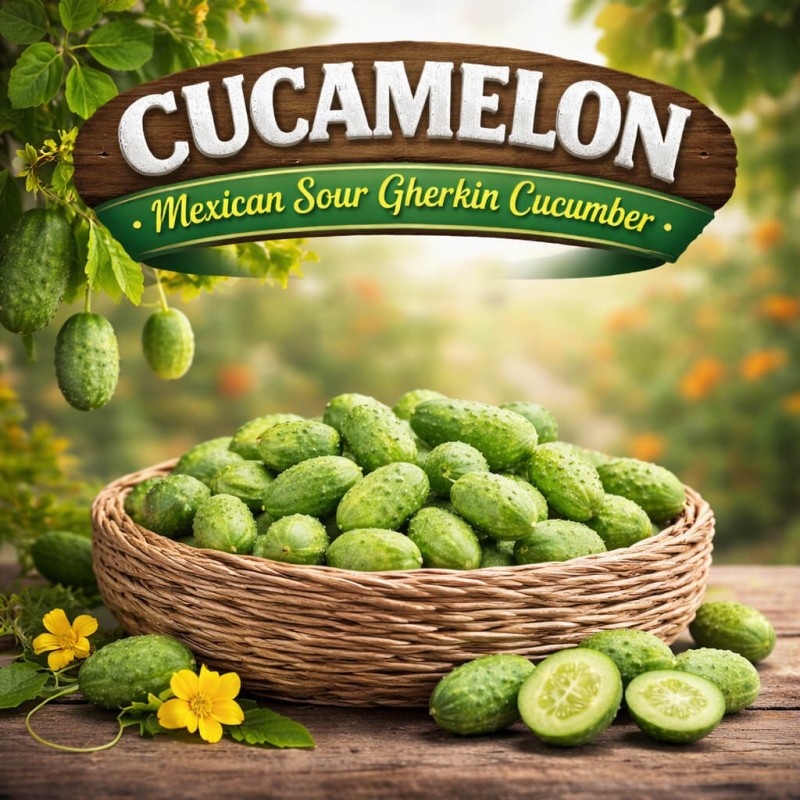 Cucamelon Seeds - Mexican Sour Gherkin Cucumber | Seeds Shop Store