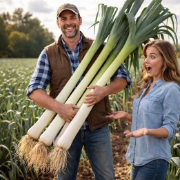 Bulgarian Giant Leek Seeds - 4