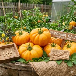 Graines de tomate Brandywine Yellow - 1.85