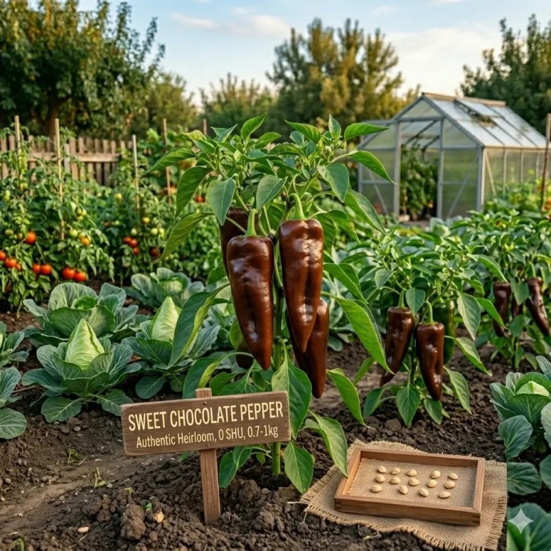 Sweet Chocolate Pepper Seeds | Seeds Shop Store