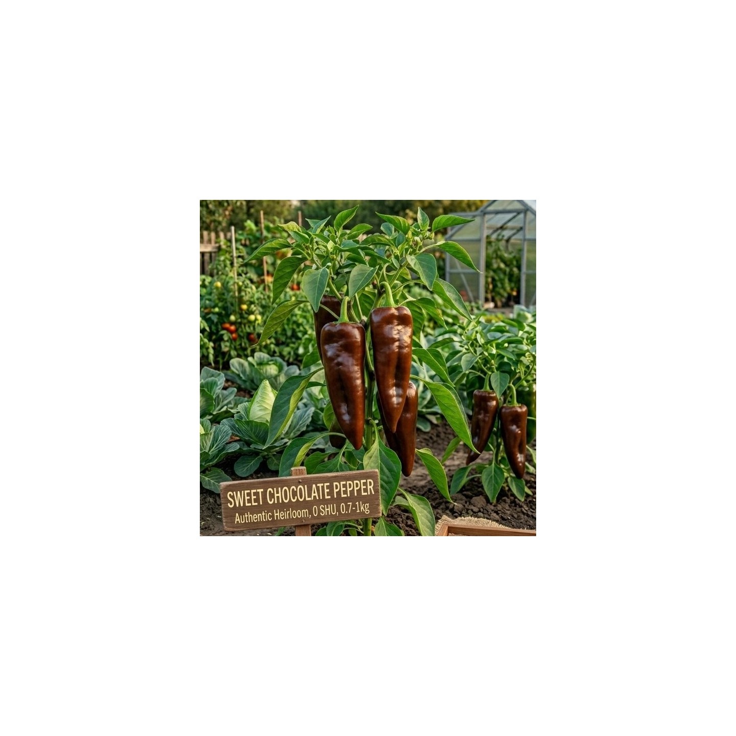 Graines de poivron Sweet Chocolate - 2.2