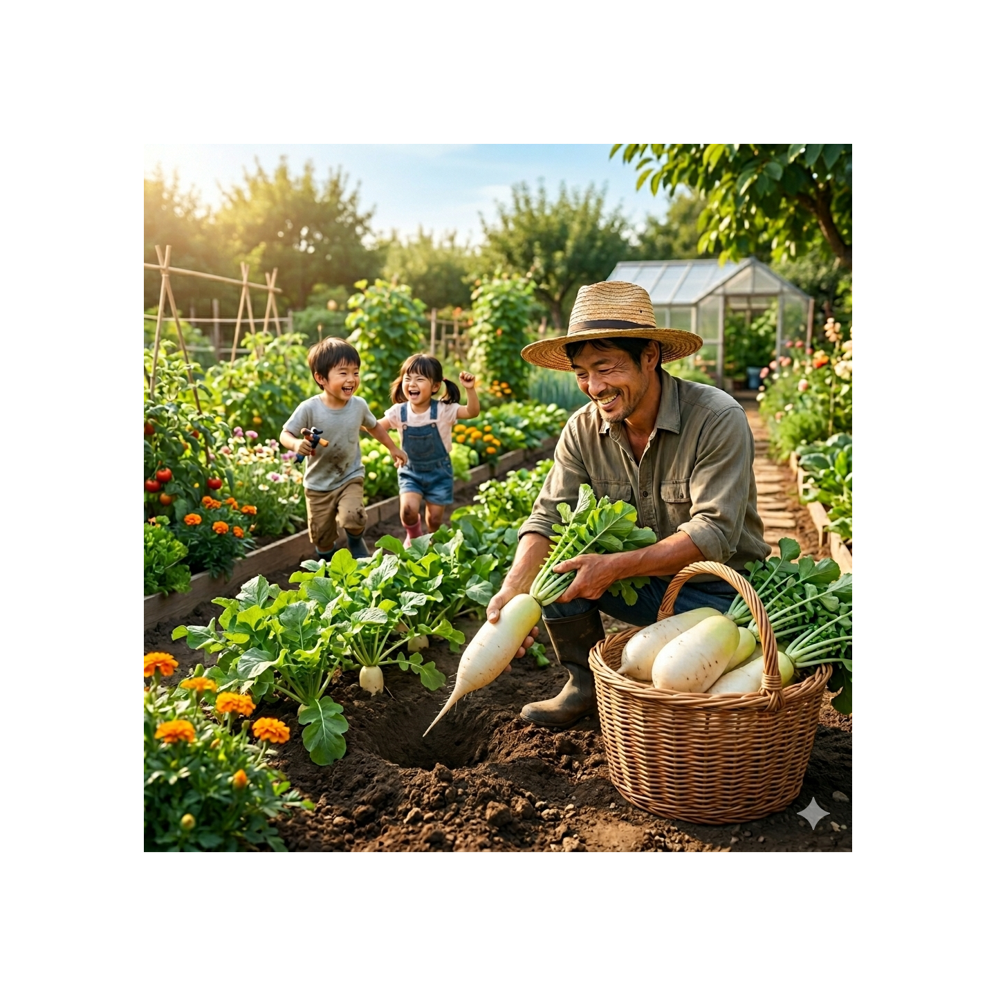 Japanese Minowase Radish Seeds - 2.2