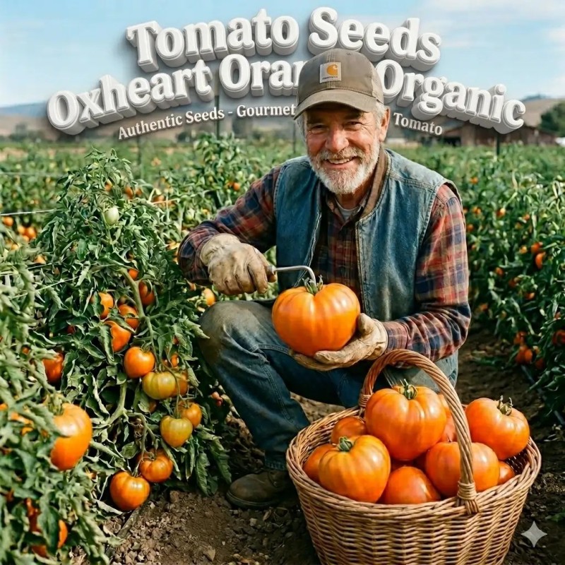Tomato Seeds Oxheart Orange | Seeds Shop Store