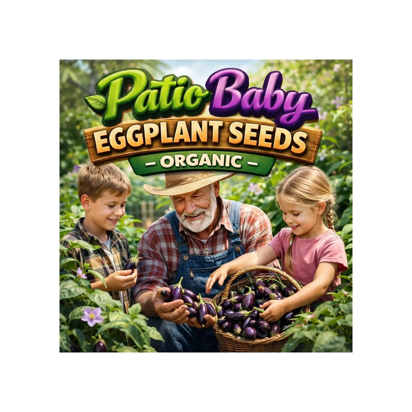 Nasiona bakłażana Patio Baby (F1) | Quality organic seeds | Exotic Seeds Shop