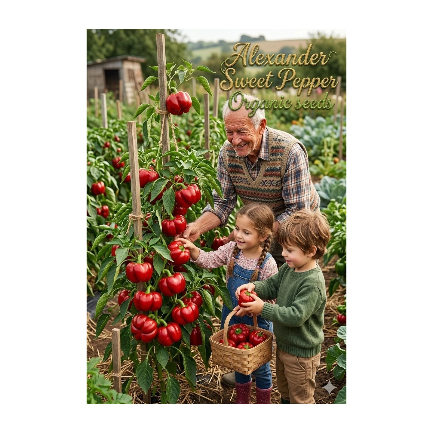 Alexander-Süßpaprika Samen - 1.8