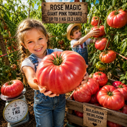 Rose Magic Jätterosa tomatfrön