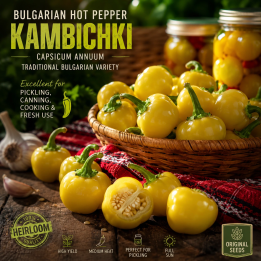 Βουλγαρική καυτερή πιπεριά Kambichki Σπόροι