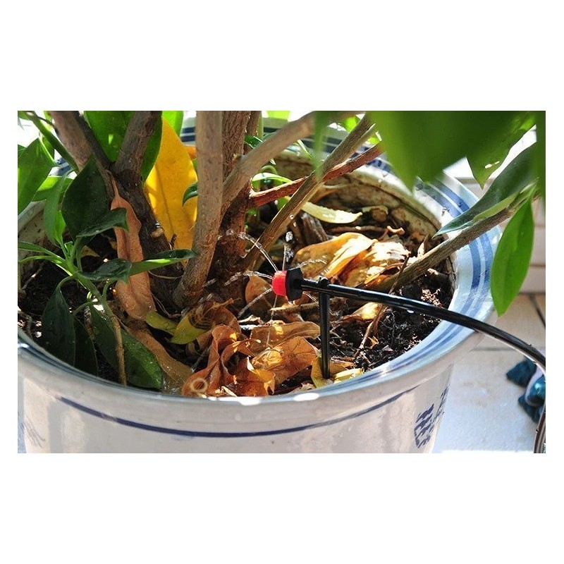 Tropfbewässerungssystem, automatische Bewässerung mit einstellbaren Tropfern | Seeds Shop Store