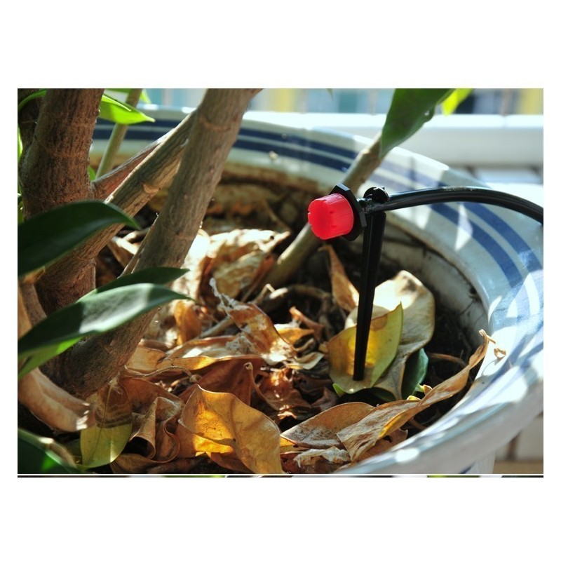 Tropfbewässerungssystem, automatische Bewässerung mit einstellbaren Tropfern | Seeds Shop Store